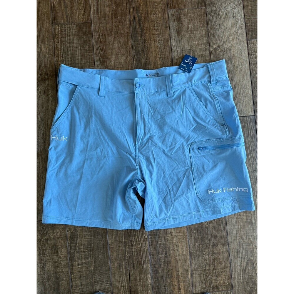 Men’s Huk Next Level 7” Shorts Sz. XXL NWT Blue